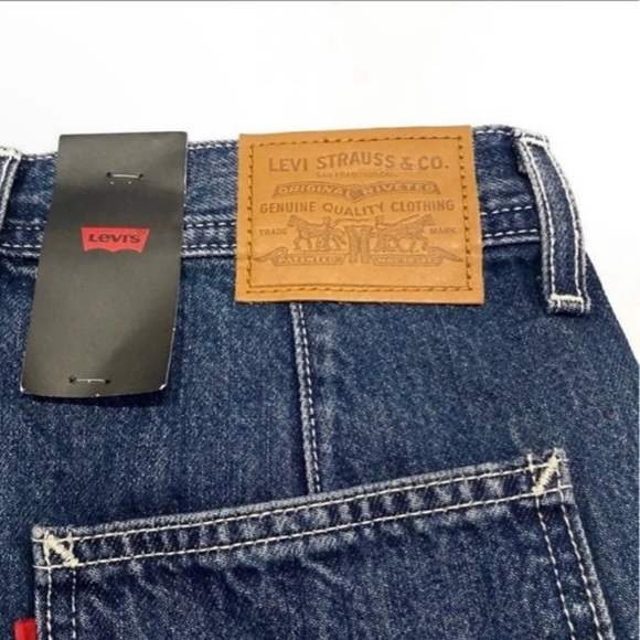 Levi’s Premium Utility Button Front Denim Jeans Skirt NWT - Picture 6 of 10